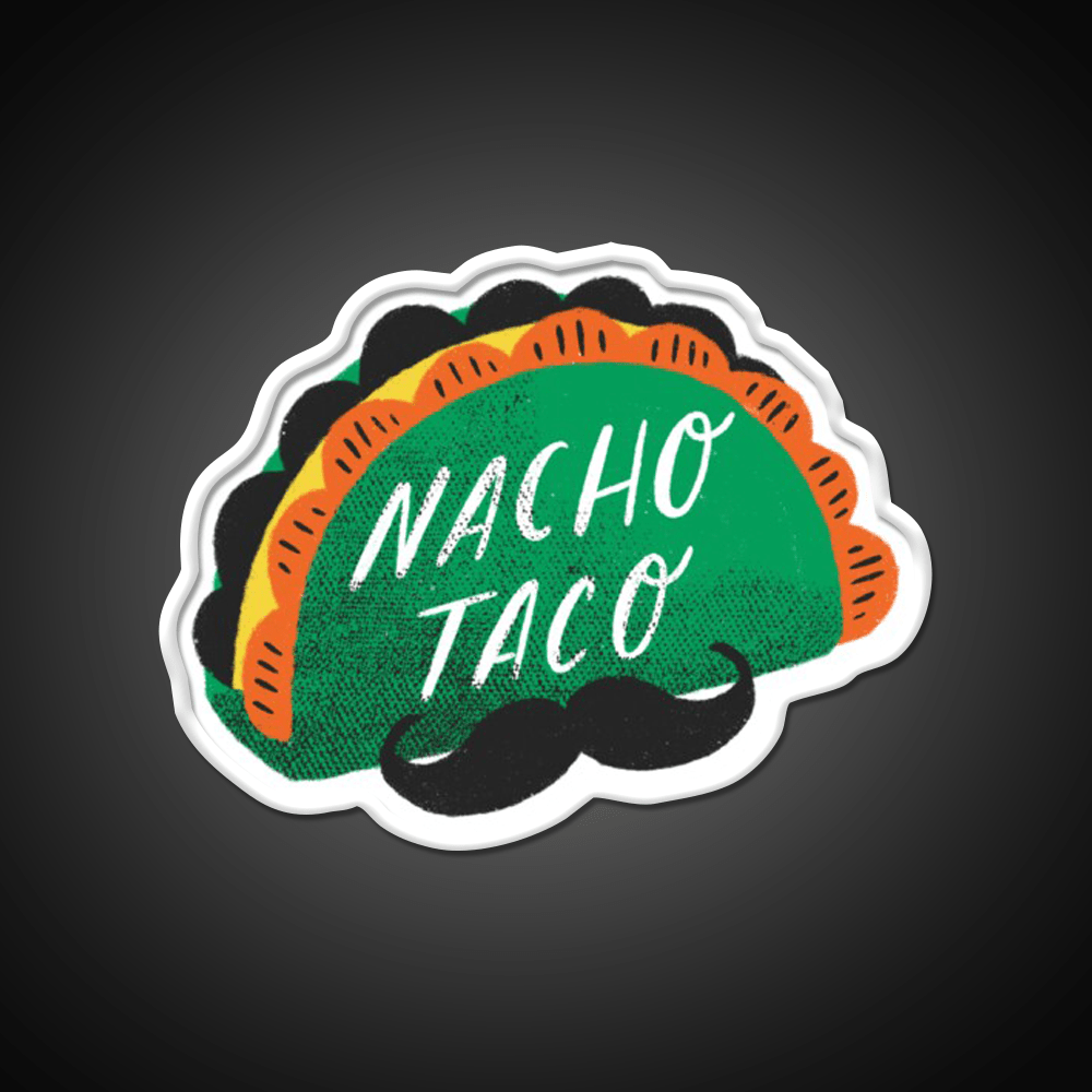 Nacho Taco Led Neon Sign Mexican Food Sign Rgb Color - Shineneon