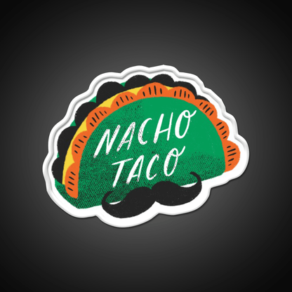 Nacho Taco Led Neon Sign Mexican Food Sign Rgb Color - Shineneon