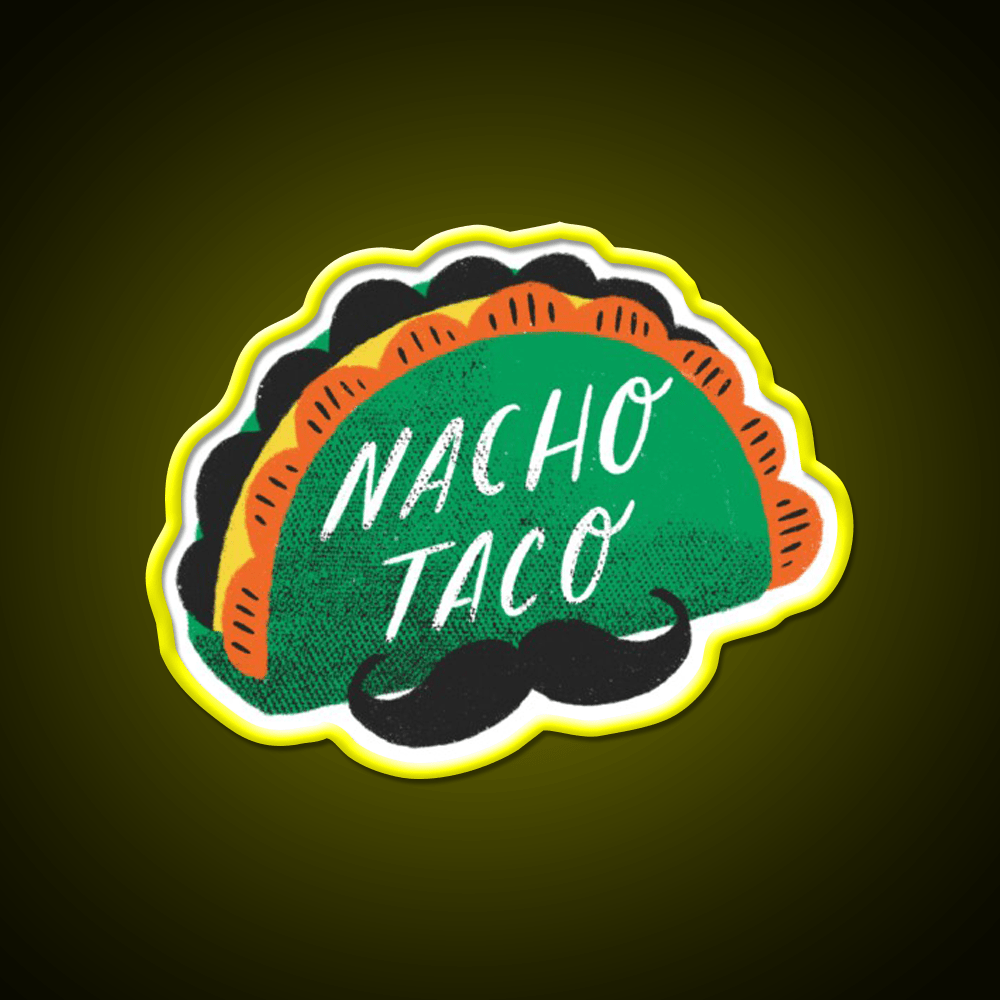 Nacho Taco Led Neon Sign Mexican Food Sign Rgb Color - Shineneon