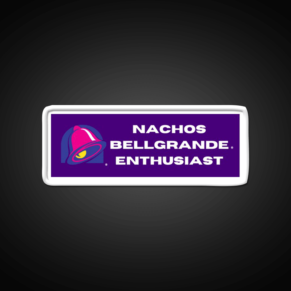Nachos Bellegrande Enthusiast Fast Food Led Neon Sign For Burger Place Rgb Color - Shineneon