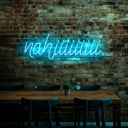 Nahiiiiii Artwork Neon Sign Led