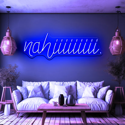 Nahiiiiii Artwork Neon Sign Led