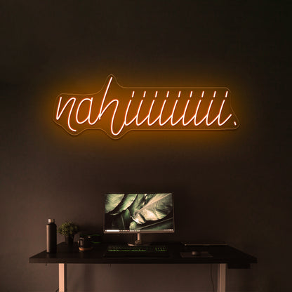 Nahiiiiii Artwork Neon Sign Led