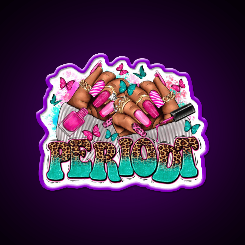 Nail Art Black Woman Hand Melanin Nail Salon Led Neon Sign Rgb Color - Shineneon