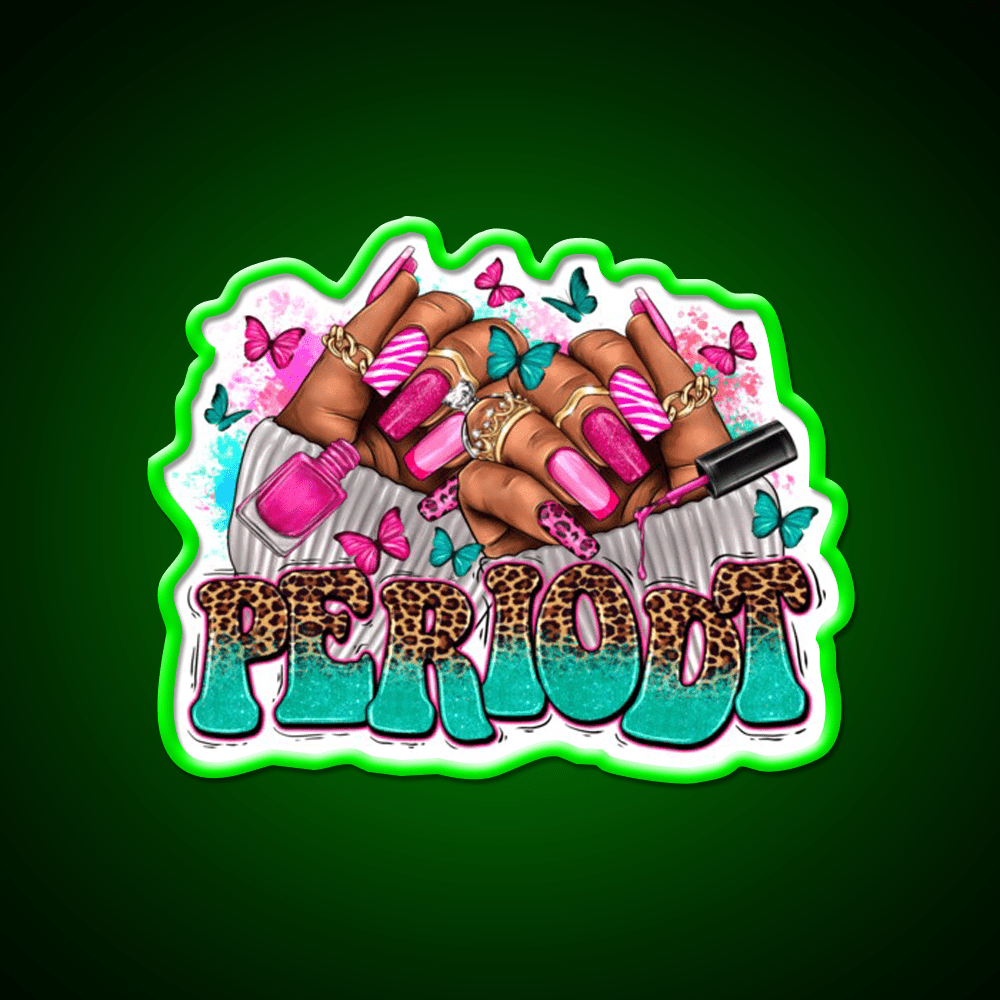 Nail Art Black Woman Hand Melanin Nail Salon Led Neon Sign Rgb Color - Shineneon