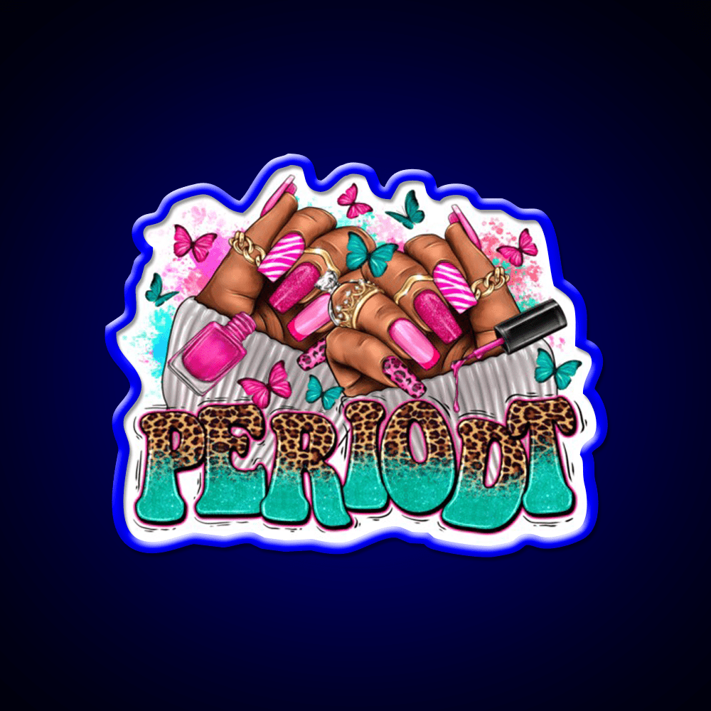 Nail Art Black Woman Hand Melanin Nail Salon Led Neon Sign Rgb Color - Shineneon