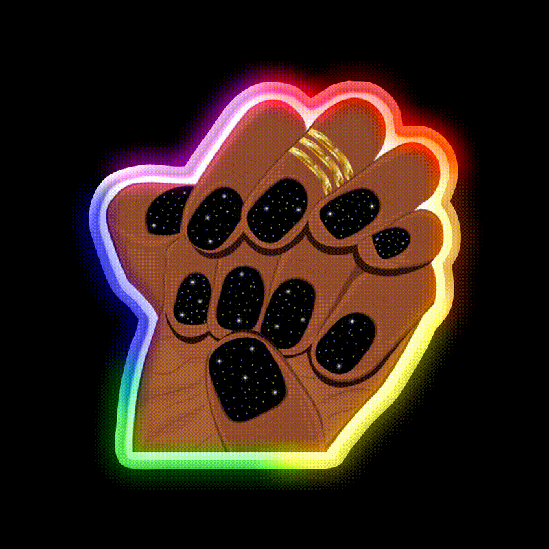 Nail Art Design Nail Salon Led Neon Sign For Beauty Salon Rgb Color - LED neon sign close-up detail