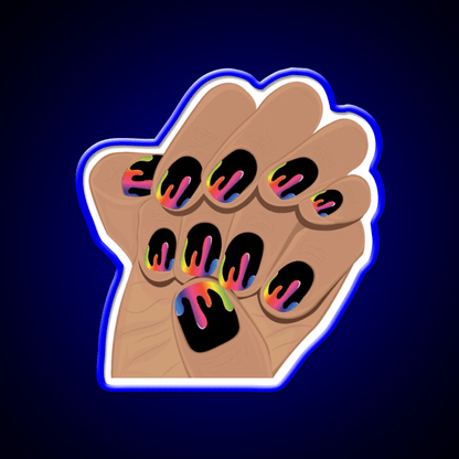 Nail Art Design Nail Salon Led Neon Sign For Tech Room Rgb Color - Shineneon