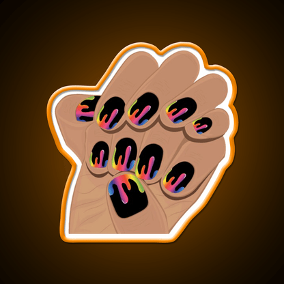 Nail Art Design Nail Salon Led Neon Sign For Tech Room Rgb Color - Shineneon