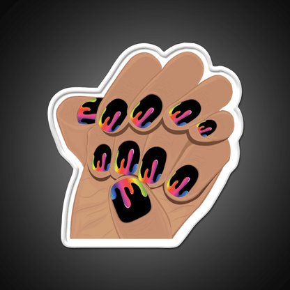 Nail Art Design Nail Salon Led Neon Sign For Tech Room Rgb Color - Shineneon