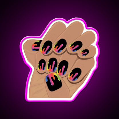 Nail Art Design Nail Salon Led Neon Sign For Tech Room Rgb Color - Shineneon