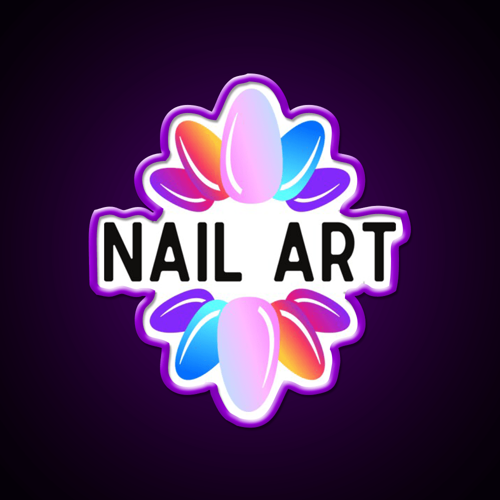 Nail Art Gift Nail Technician Nail Salon Led Neon Sign Rgb Color - Shineneon