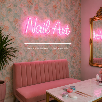 Nail Art LED Neon Sign - 04 Size Image