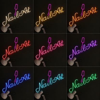 Nail Art LED Neon Sign Home Wall Art - 05 Color Grid