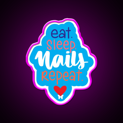Nail Art Lifestyle Inspiration Nail Salon Led Neon Sign Rgb Color - Shineneon