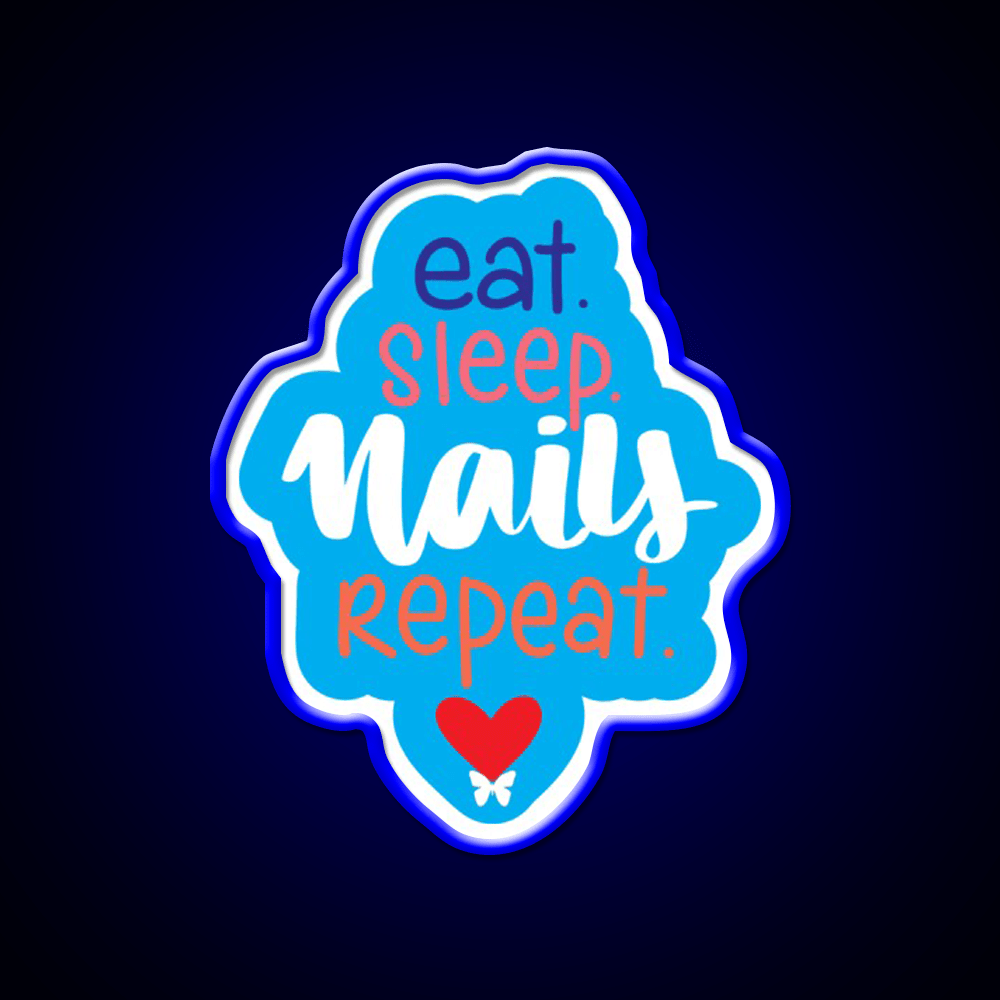 Nail Art Lifestyle Inspiration Nail Salon Led Neon Sign Rgb Color - Shineneon