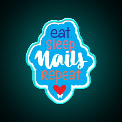 Nail Art Lifestyle Inspiration Nail Salon Led Neon Sign Rgb Color - Shineneon