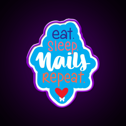 Nail Art Lifestyle Inspiration Nail Salon Led Neon Sign Rgb Color - Shineneon