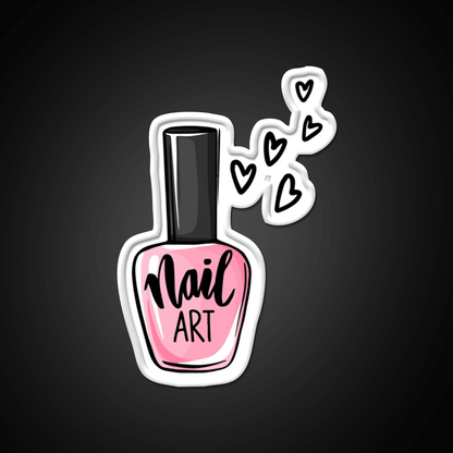 Nail Art Lover Nail Salon Led Neon Sign Rgb Color - Shineneon