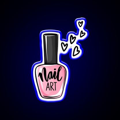 Nail Art Lover Nail Salon Led Neon Sign Rgb Color - Shineneon