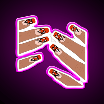 Nail Art Nail Salon Led Neon Sign For Beauty Salon Rgb Color - Shineneon