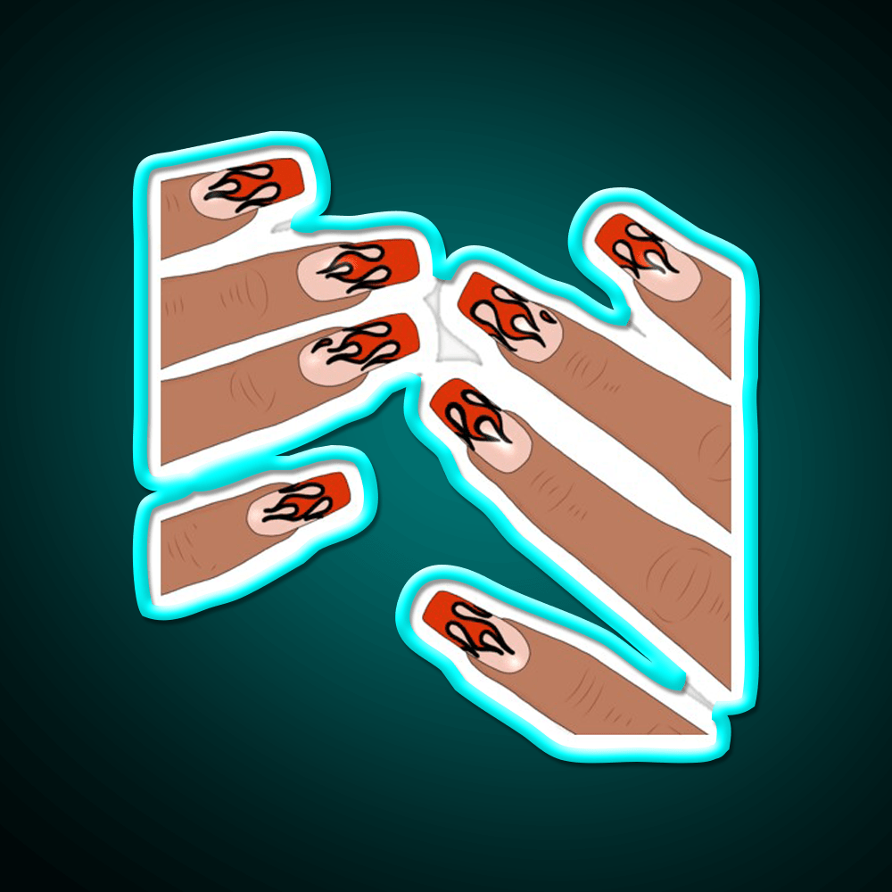 Nail Art Nail Salon Led Neon Sign For Beauty Salon Rgb Color - Shineneon
