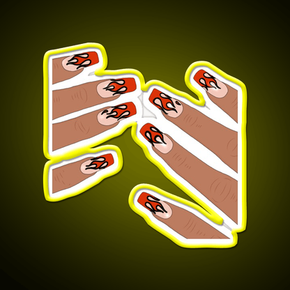 Nail Art Nail Salon Led Neon Sign For Beauty Salon Rgb Color - Shineneon