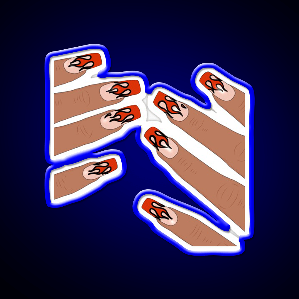 Nail Art Nail Salon Led Neon Sign For Beauty Salon Rgb Color - Shineneon