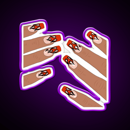 Nail Art Nail Salon Led Neon Sign For Beauty Salon Rgb Color - Shineneon