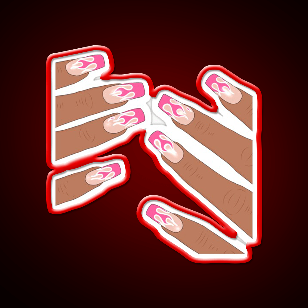 Nail Art Nail Salon Led Neon Sign For Nail Shop Rgb Color - Shineneon