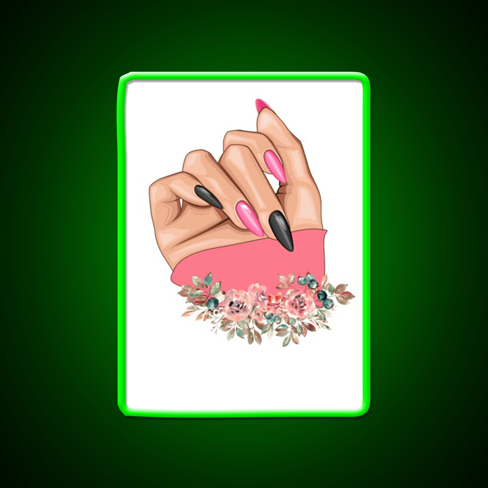Nail Art Nail Salon Led Neon Sign For Nail Tech Room Rgb Color - Shineneon