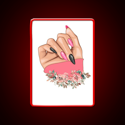 Nail Art Nail Salon Led Neon Sign For Nail Tech Room Rgb Color - Shineneon