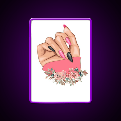 Nail Art Nail Salon Led Neon Sign For Nail Tech Room Rgb Color - Shineneon