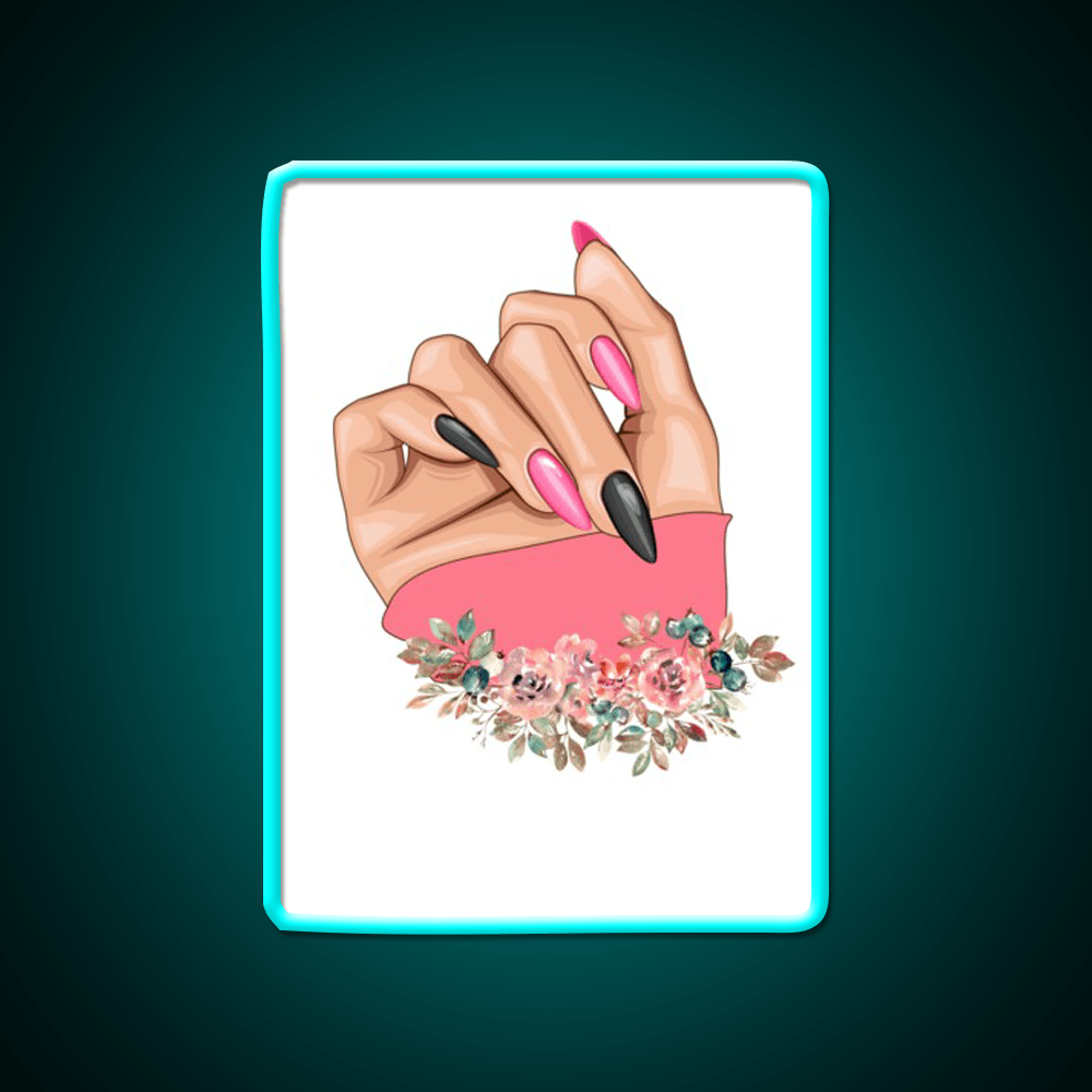 Nail Art Nail Salon Led Neon Sign For Nail Tech Room Rgb Color - Shineneon
