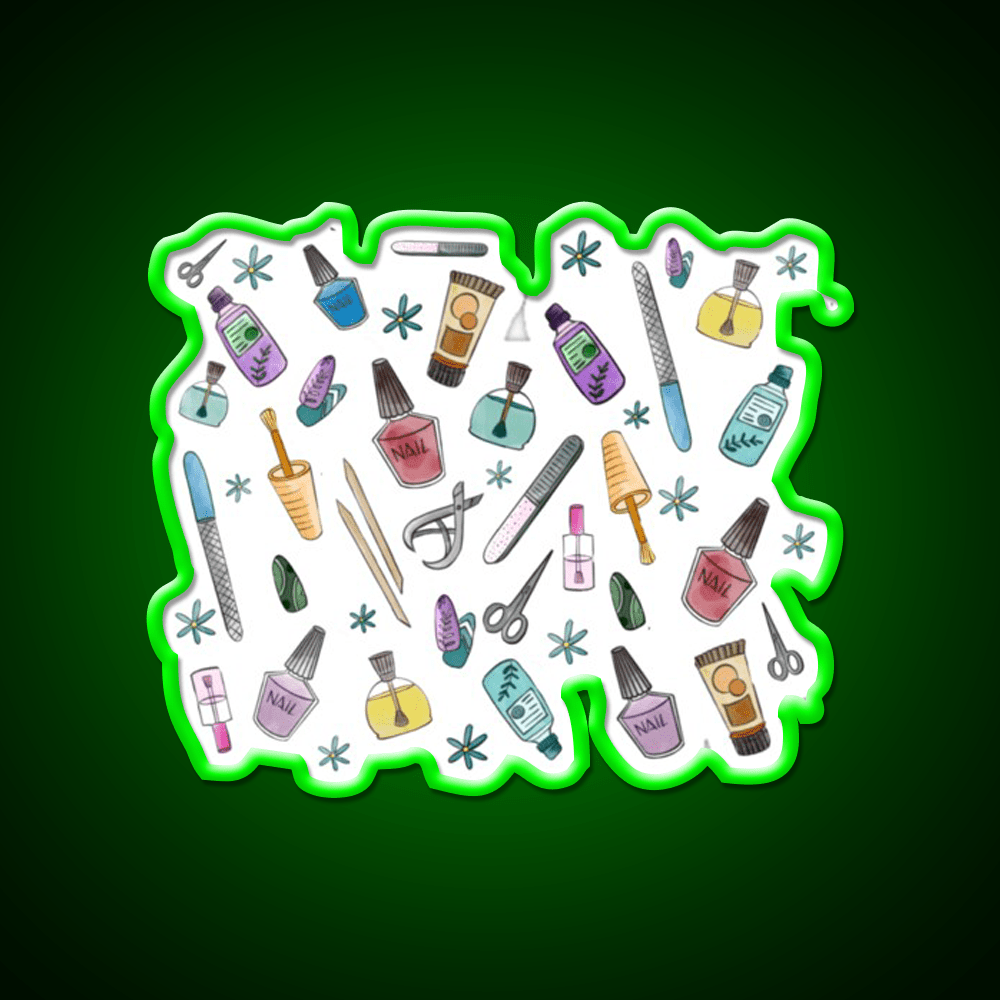 Nail Art Nail Salon Led Neon Sign Rgb Color - Shineneon