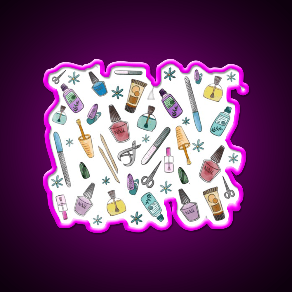 Nail Art Nail Salon Led Neon Sign Rgb Color - Shineneon