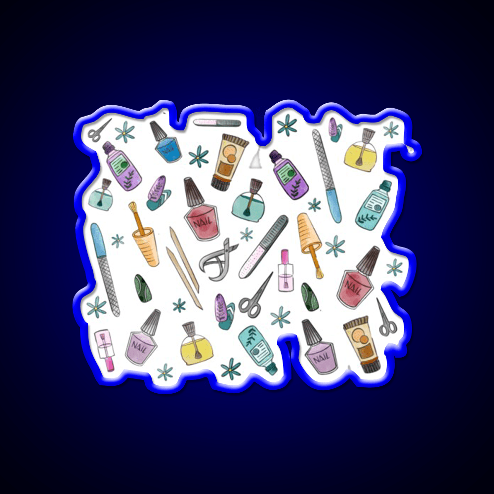 Nail Art Nail Salon Led Neon Sign Rgb Color - Shineneon