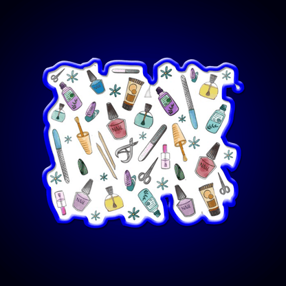 Nail Art Nail Salon Led Neon Sign Rgb Color - Shineneon