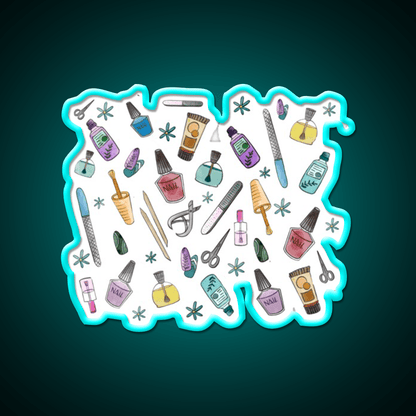Nail Art Nail Salon Led Neon Sign Rgb Color - Shineneon