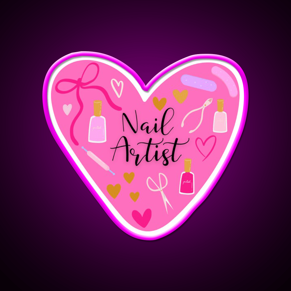 Nail Artist Nail Salon Led Neon Sign Rgb Color - Shineneon