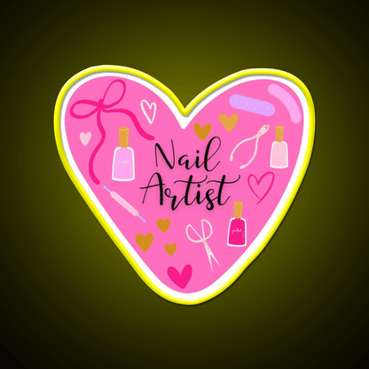 Nail Artist Nail Salon Led Neon Sign Rgb Color - Shineneon