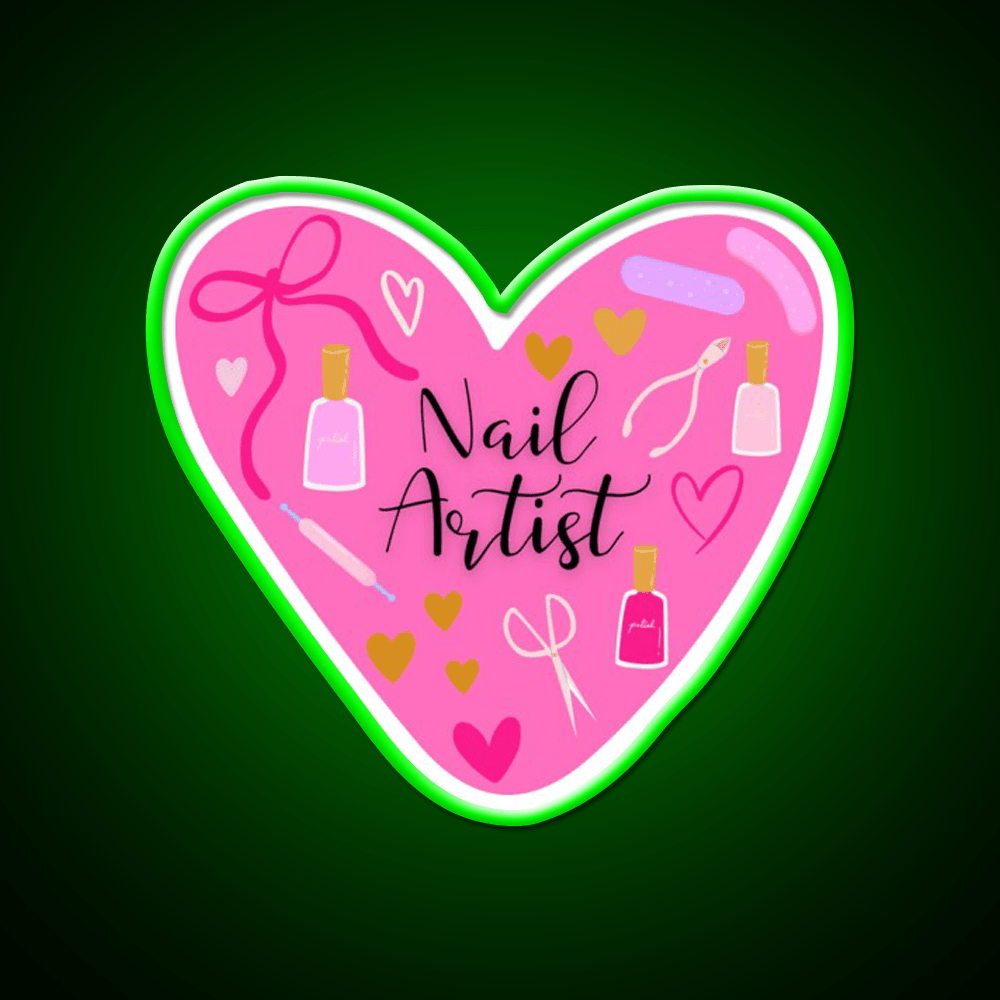 Nail Artist Nail Salon Led Neon Sign Rgb Color - Shineneon