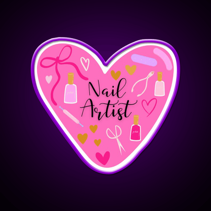 Nail Artist Nail Salon Led Neon Sign Rgb Color - Shineneon