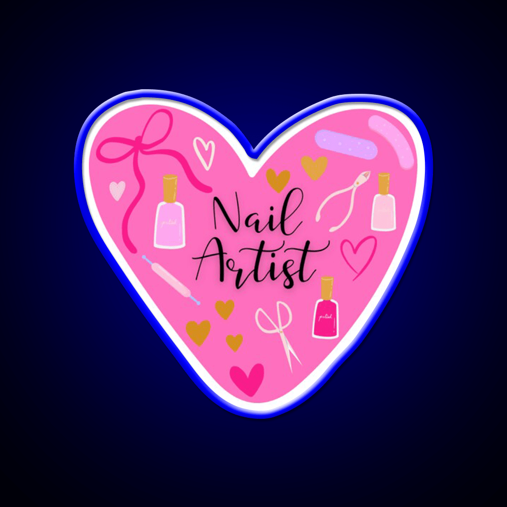 Nail Artist Nail Salon Led Neon Sign Rgb Color - Shineneon