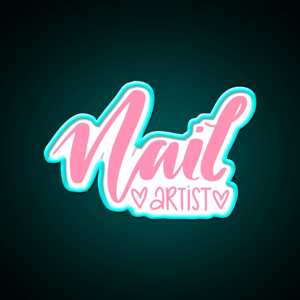 Nail Artists Nail Salon Led Neon Sign Rgb Color - Shineneon