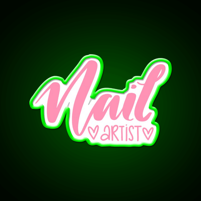 Nail Artists Nail Salon Led Neon Sign Rgb Color - Shineneon