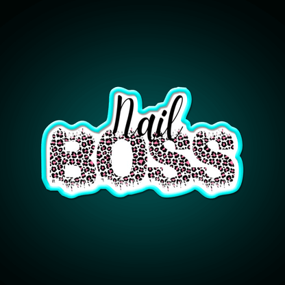 Nail Boss Manicure Ladys Nail Salon Led Neon Sign For Beauty Salon Rgb Color - Shineneon