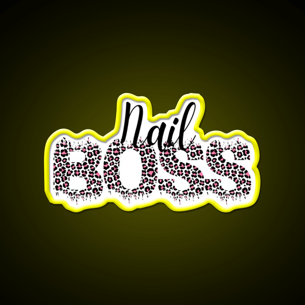 Nail Boss Manicure Ladys Nail Salon Led Neon Sign For Beauty Salon Rgb Color - Shineneon