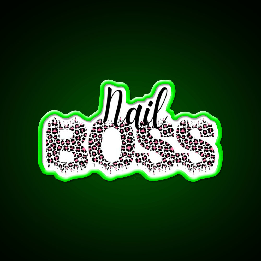 Nail Boss Manicure Ladys Nail Salon Led Neon Sign For Beauty Salon Rgb Color - Shineneon