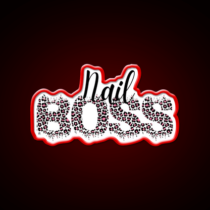 Nail Boss Manicure Ladys Nail Salon Led Neon Sign For Beauty Salon Rgb Color - Shineneon
